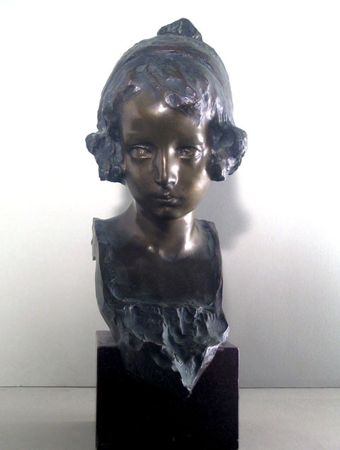 Edoardo Rubino, bust of a young girl